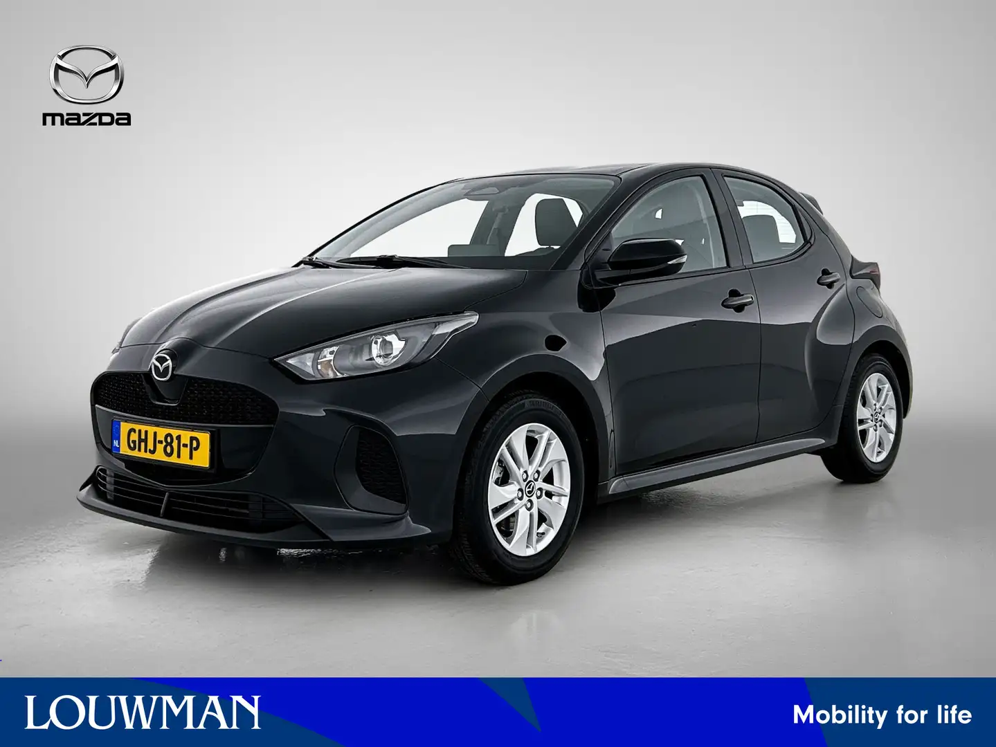 Mazda 2 Hybrid 1.5 Centre-line | Carplay | Camera | Stoelv Zwart - 1