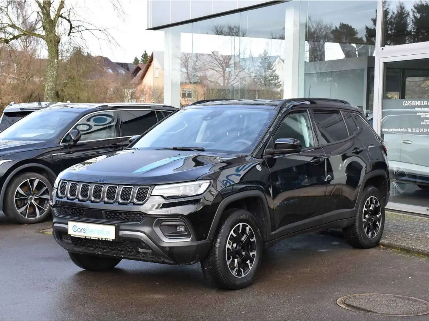 Jeep Compass 1.3 Turbo T4 PHEV eAWD Trailhawk CUIR MEM LANE CAM Noir - 2
