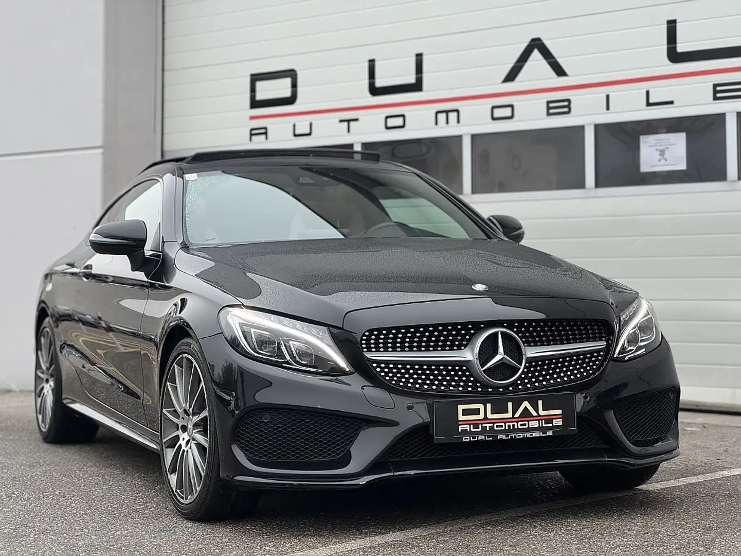 Mercedes-Benz C 250 d Coupe Aut.|AMG 53 LOOK|PANO|LED|BURMESTER Schwarz - 2