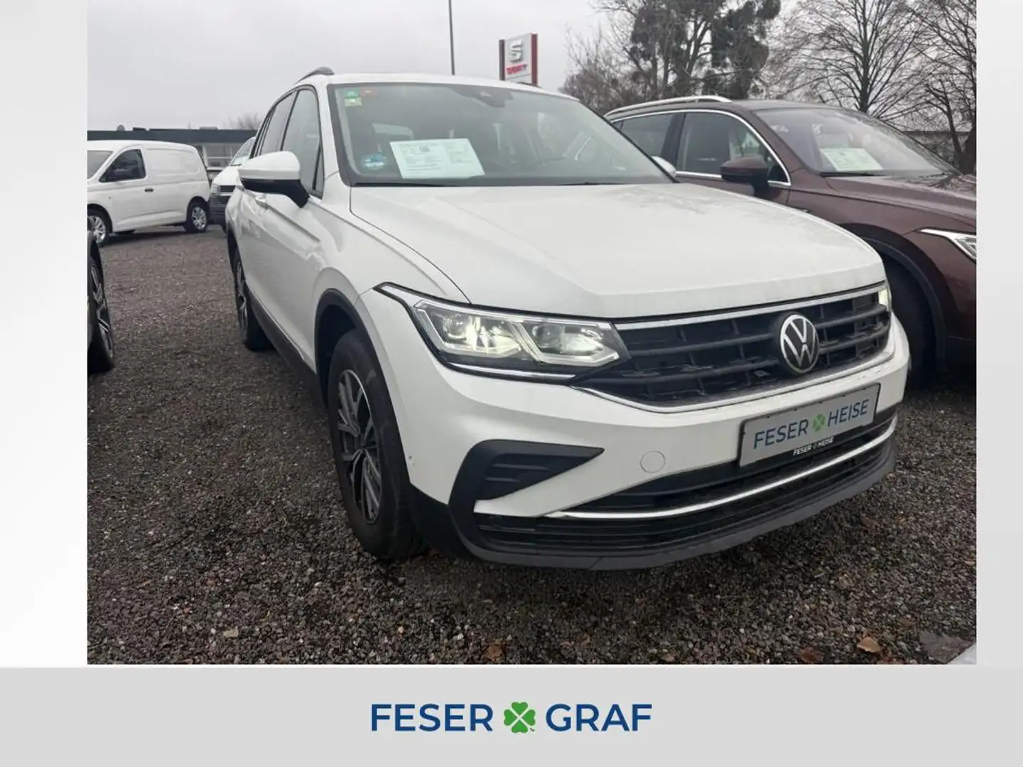 Volkswagen Tiguan 1.4 TSI eHybrid Life Pano*RearView*Keyless*App*Nav Weiß - 1