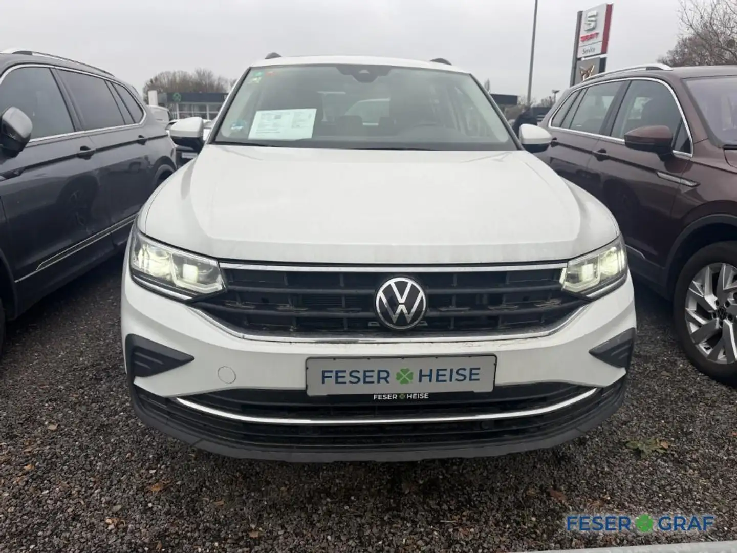 Volkswagen Tiguan 1.4 TSI eHybrid Life Pano*RearView*Keyless*App*Nav Weiß - 2