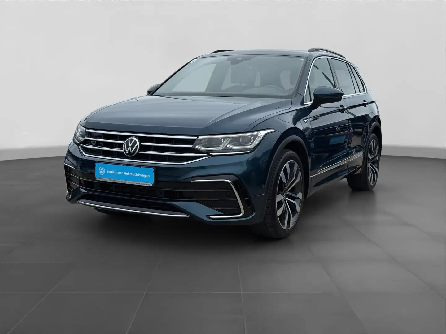 Volkswagen Tiguan 1.5 TSI DSG R-LINE LM20 PANO IQ.LIGHT AHK Blauw - 2