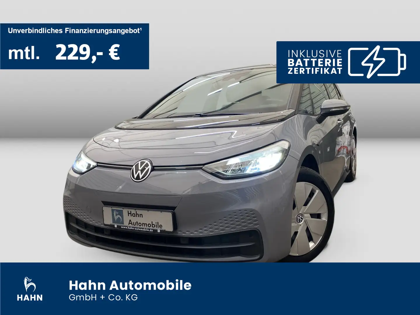 Volkswagen ID.3 Pure Performance App-C Cam LED Navi Sitzhei Grau - 1