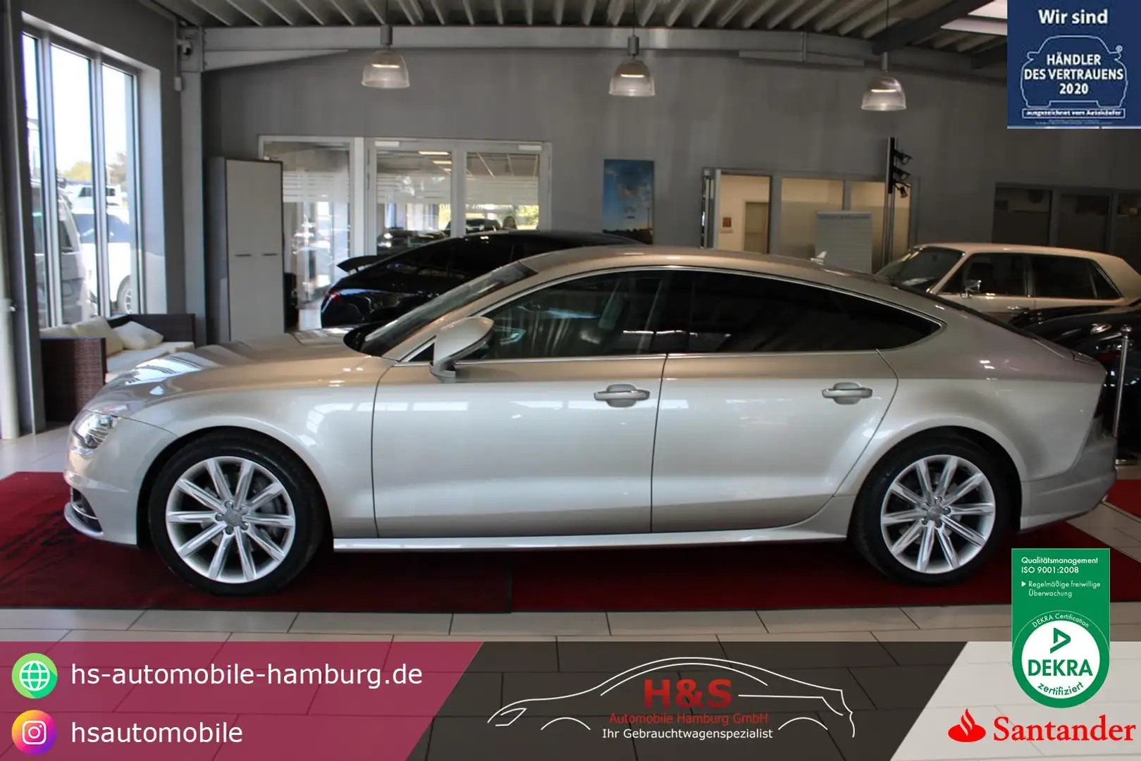 Audi A7 Sportback 3.0 TDI clean diesel quattro Zilver - 1