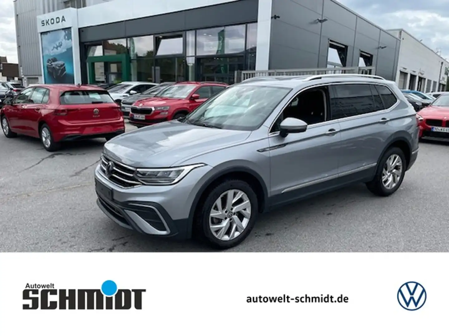 Volkswagen Tiguan Allspace 1.5TSi DSG Life AHK NaviMedia ACC 18Zoll 7-Sitzer Zilver - 1