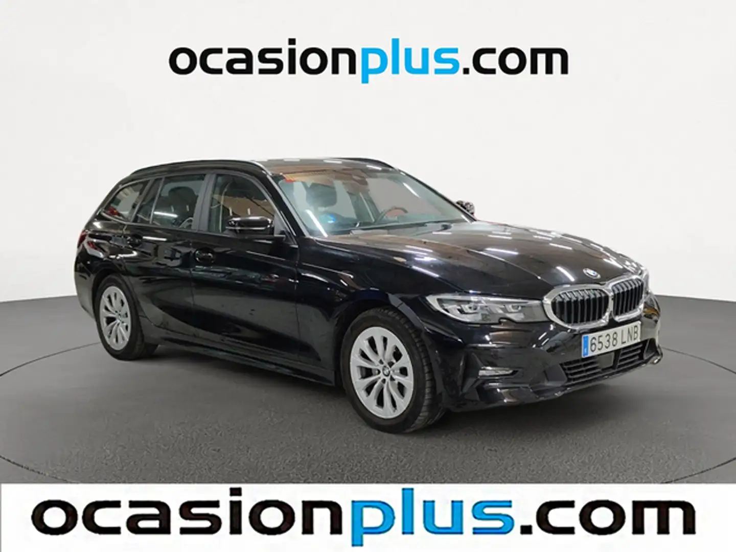 BMW 320 320dA Touring Zwart - 2