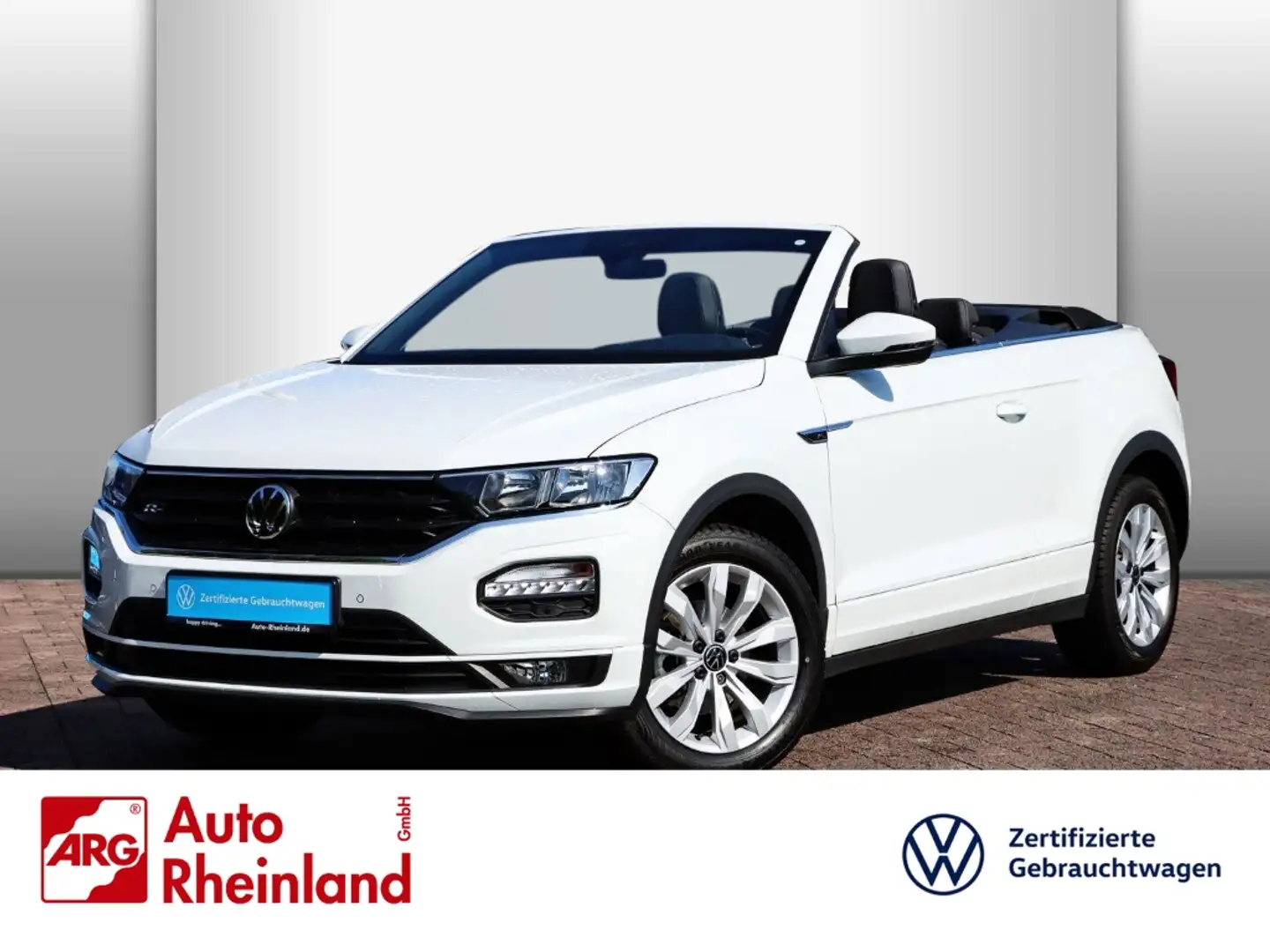 Volkswagen T-Roc Cabriolet R-Line 1.5 TSI OPF DSG NAVI/SITZHZ/GANZJ White - 1