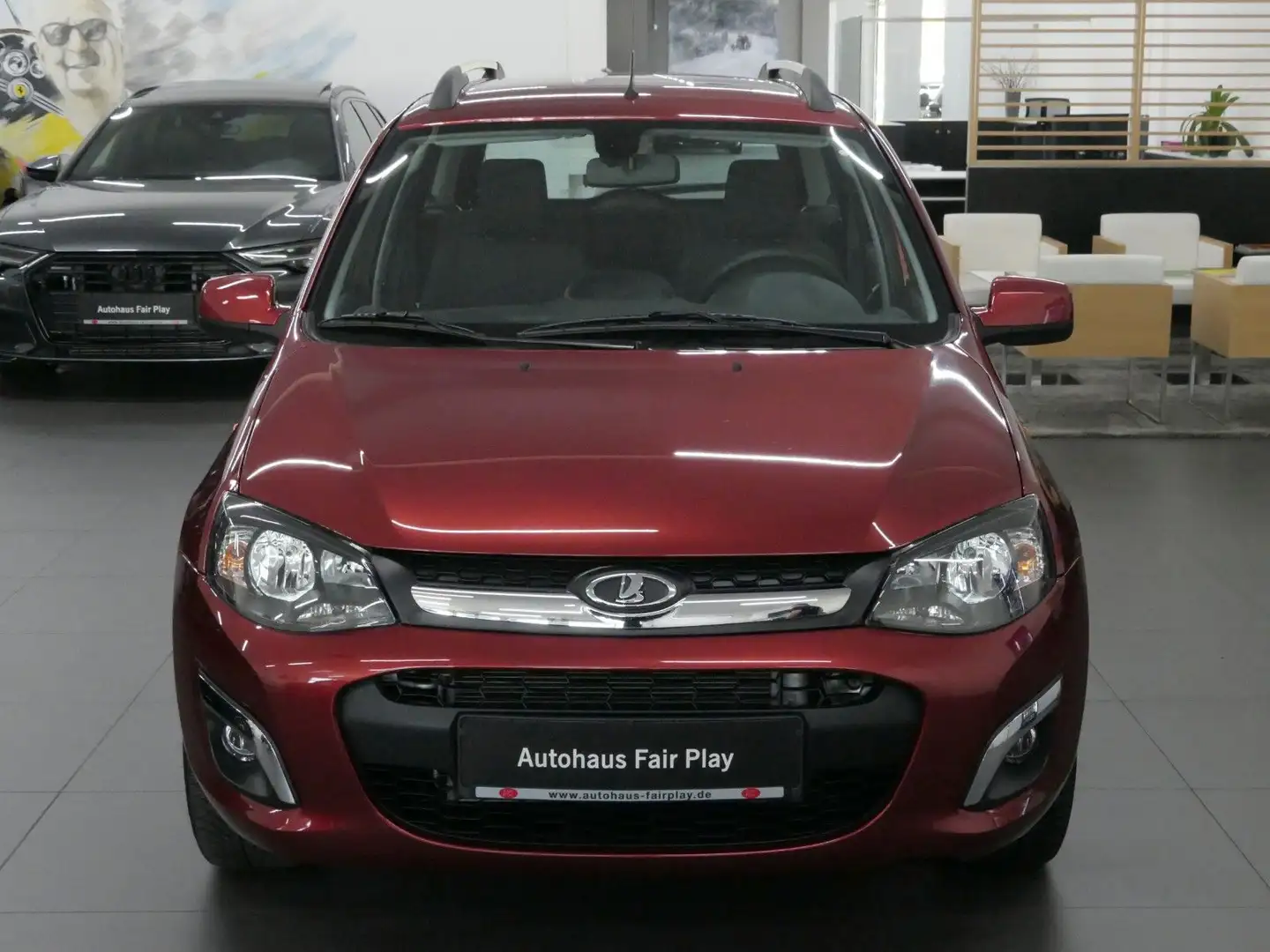 Lada Kalina 2 Kombi Luxus AUTOMATIK/AHK/DER BESTE! Rojo - 2