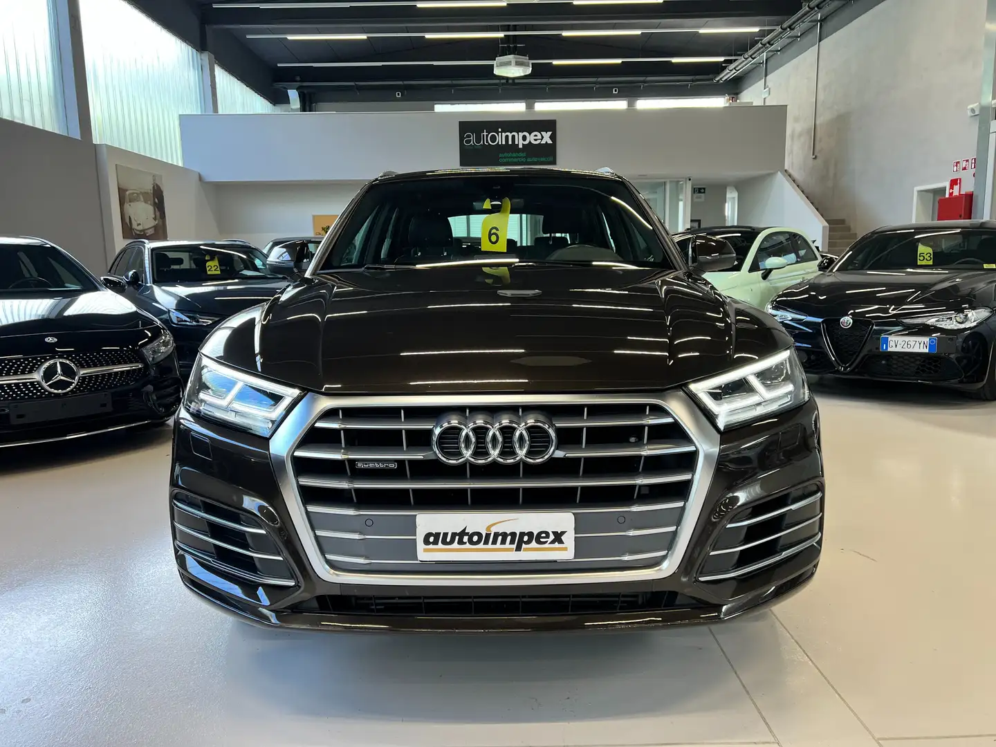 Audi Q5 50 3.0tdi S line Plus quattro 286cv tiptronic my20 Brun - 2