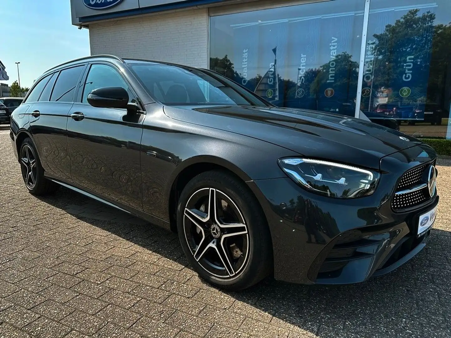 Mercedes-Benz E 300 de T AMG-Line BLIS+ACC+RFK+elekHeckkl+WR Gris - 2