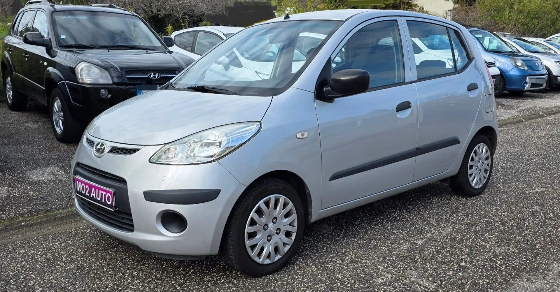 Hyundai i10 53.000kms 1.2 78ch 2011 clim radar de recul... Gris - 1