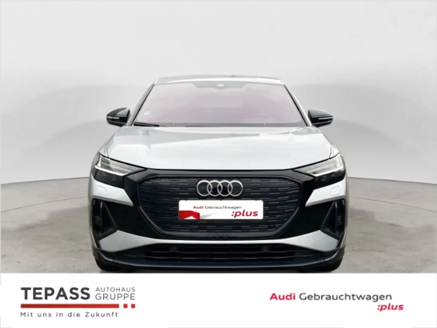 Audi Q4 e-tron Sportback 50 QUATTRO S LINE NAVI AHK LED ACC HUD Argintiu - 2
