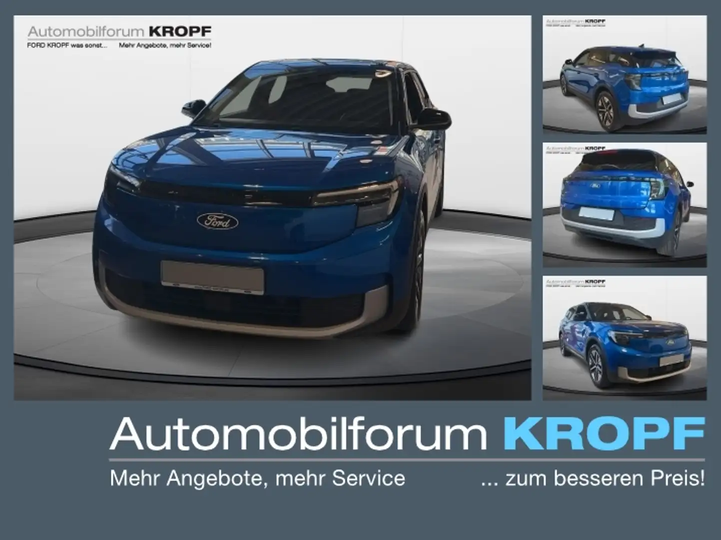 Ford Explorer RWD (Extended Range 79KWh) ACC SpurH Синій - 1
