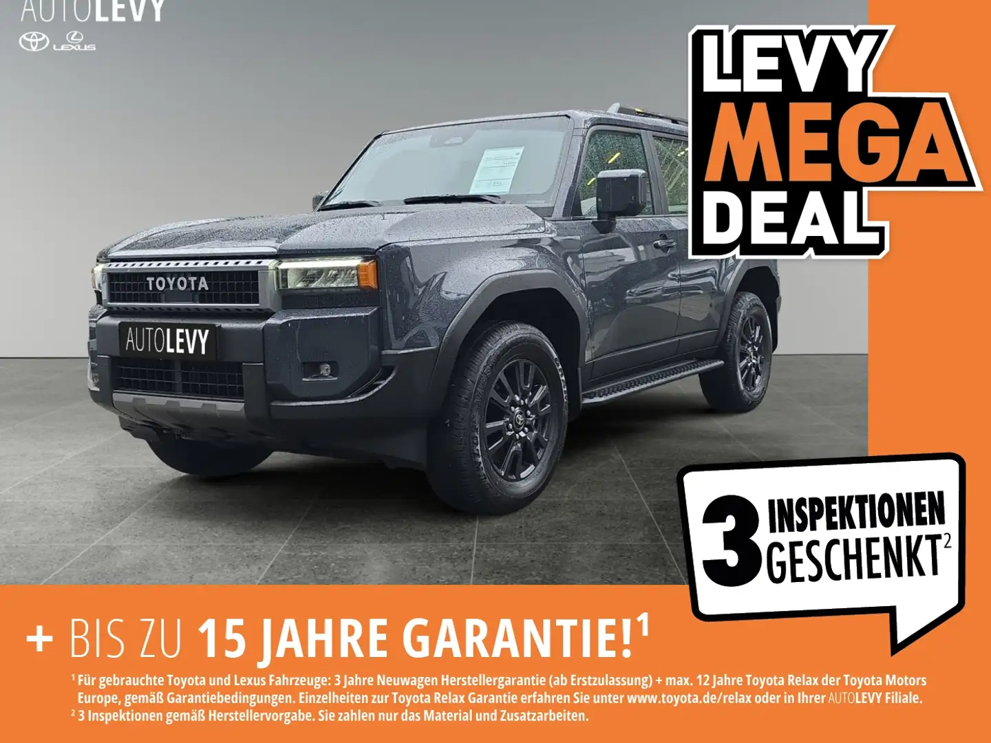 Toyota Land Cruiser 2.8 D-4D Comfort *NEUWAGEN* *7-SITZER* Grey - 1