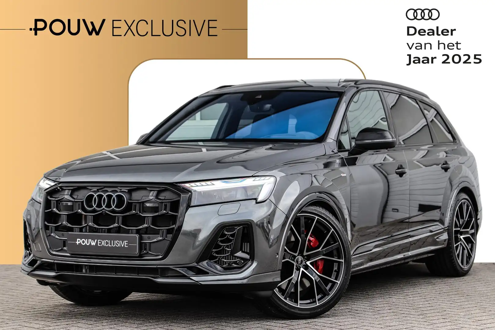 Audi Q7 60 TFSIe 490pk Quattro S-Line Competition | Vierwi Grijs - 1