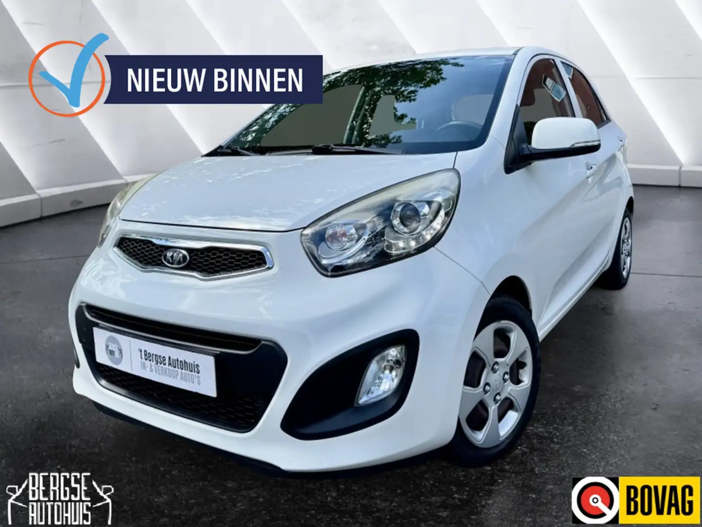Kia Picanto 1.0 CVVT 5drs Elek. Ramen Aux Usb Led Білий - 1