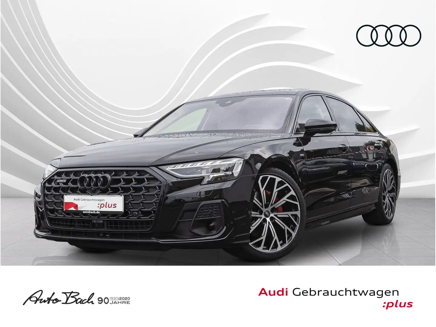 Audi A8 lang S line 50TDI Navi LED Panorama HuD virtu Noir - 1
