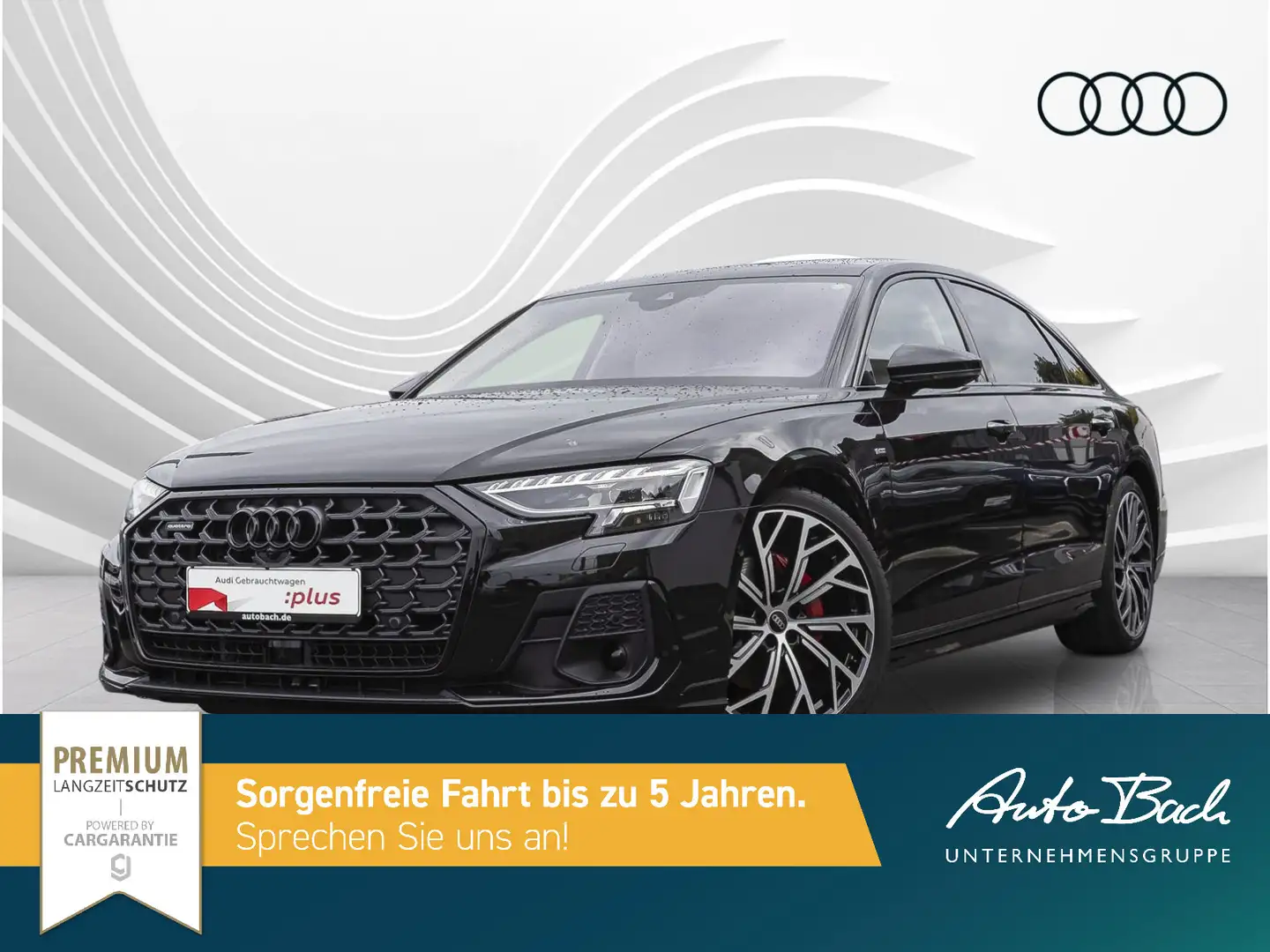 Audi A8 lang S line 50TDI Navi LED Panorama HuD virtu Noir - 2