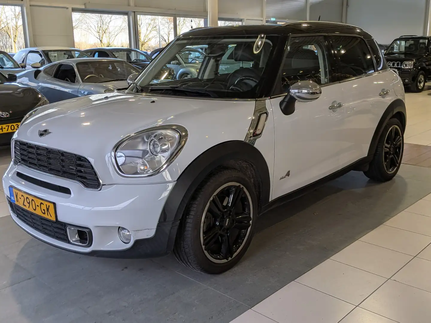 MINI Cooper S Countryman Mini 1.6 ALL4 Chili Automaat Airco, Cruise Control Blanc - 2