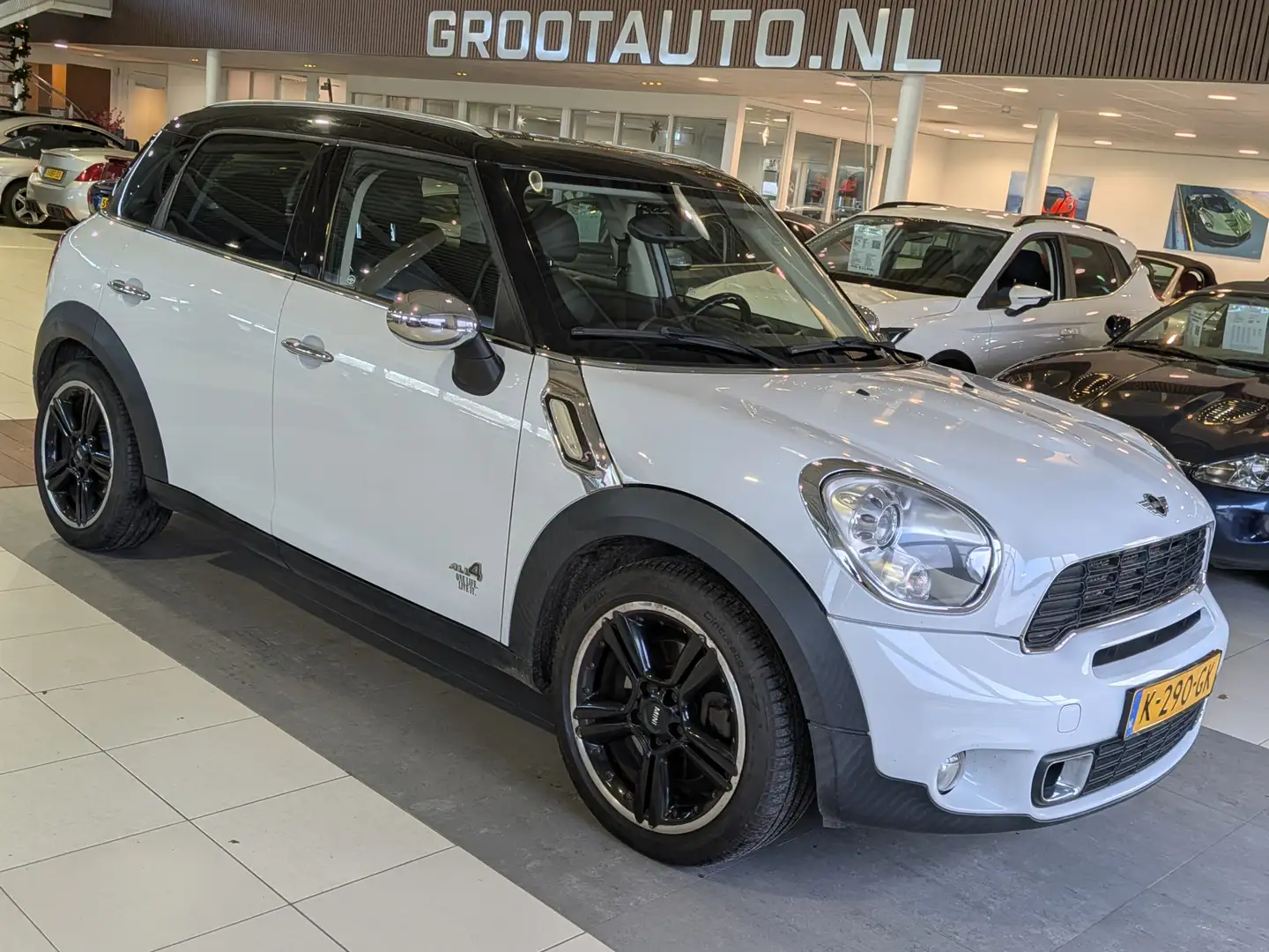 MINI Cooper S Countryman Mini 1.6 ALL4 Chili Automaat Airco, Cruise Control Blanc - 1