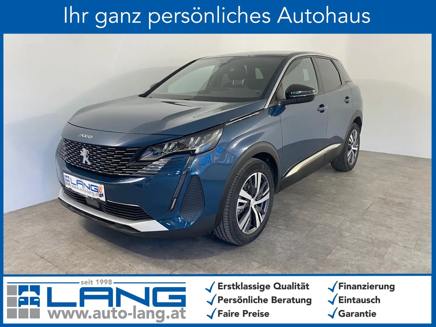 Peugeot 3008 1.2 PureTech 130 Allure LED*NAVI*RFK 96 kW (131... Blau - 1