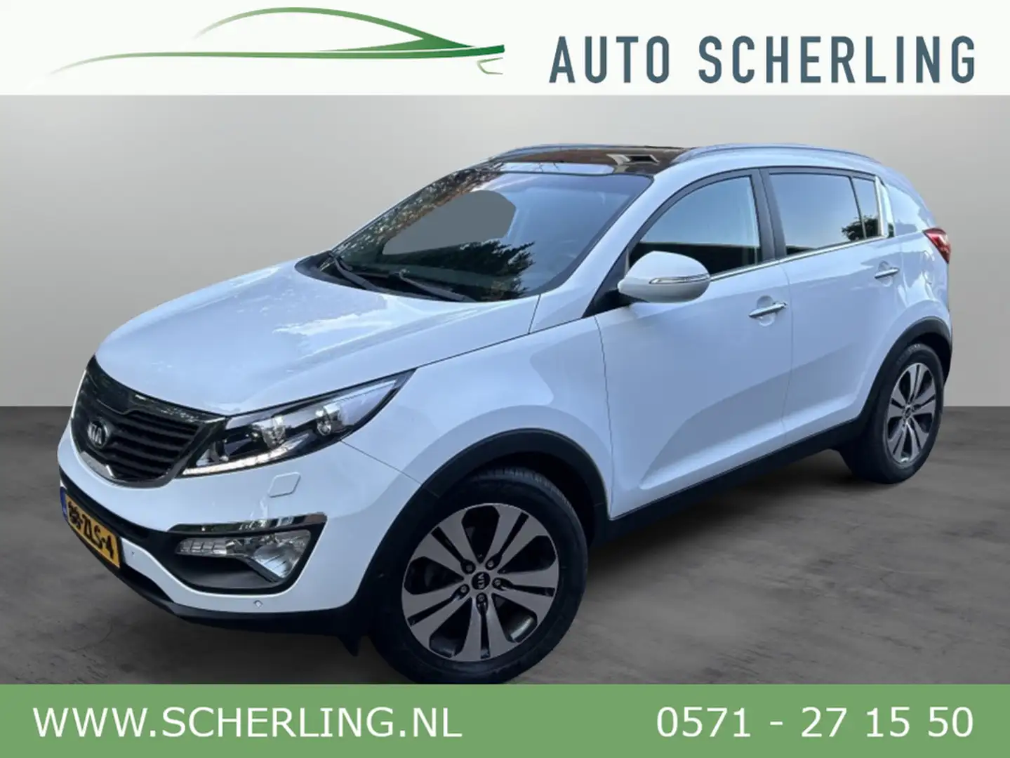 Kia Sportage 1.6 GDI 135pk Super Pack Panoramadak, Leder, Stoel Bianco - 1