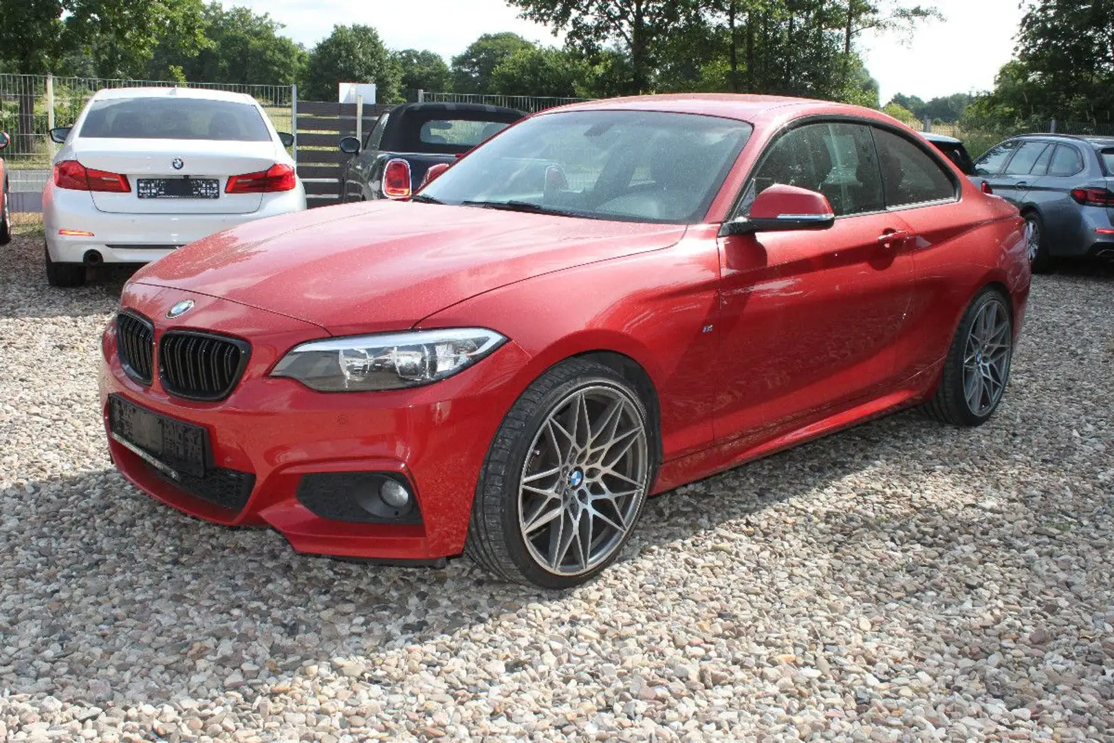 BMW 218 d Coupe M Sport -Automatik-1.Hand-Unfallfrei Rosso - 1