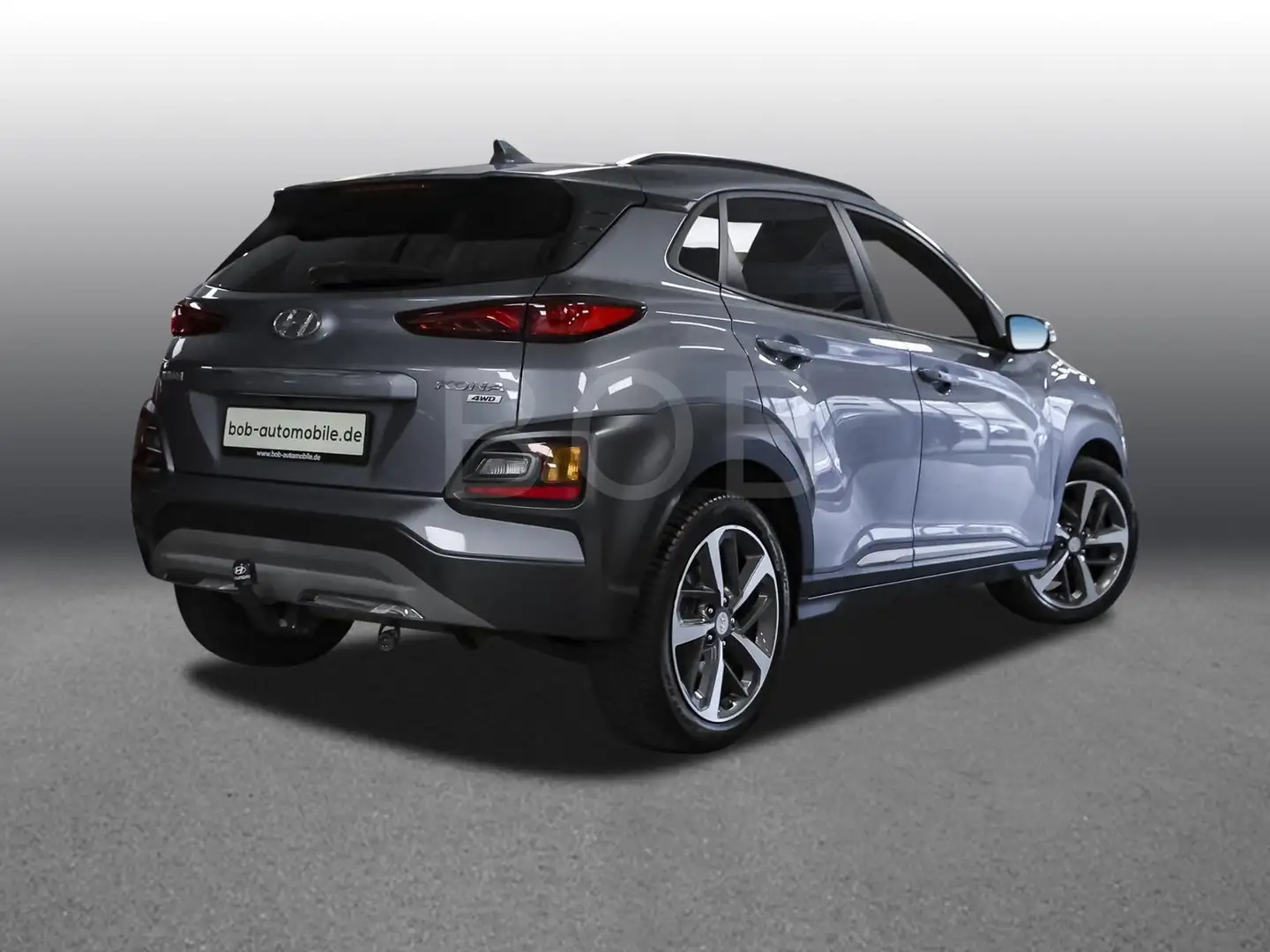 Hyundai KONA 1.6 T-GDI Style 4WD 1.HD NAVI AHK CARPLAY Grau - 2