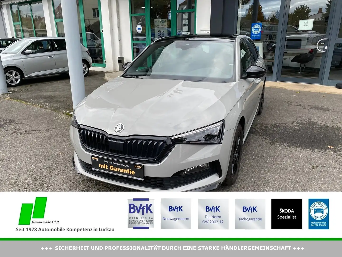 Skoda Scala Scala 1.5 TSI Monte Carlo PANO/SMART/VLED/BMFL Grau - 1