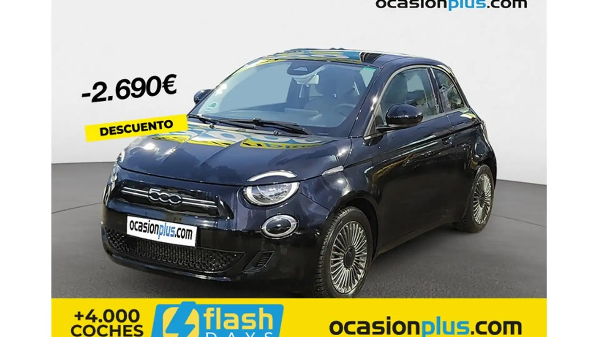 Fiat 500e 87Kw Icon Negro - 1