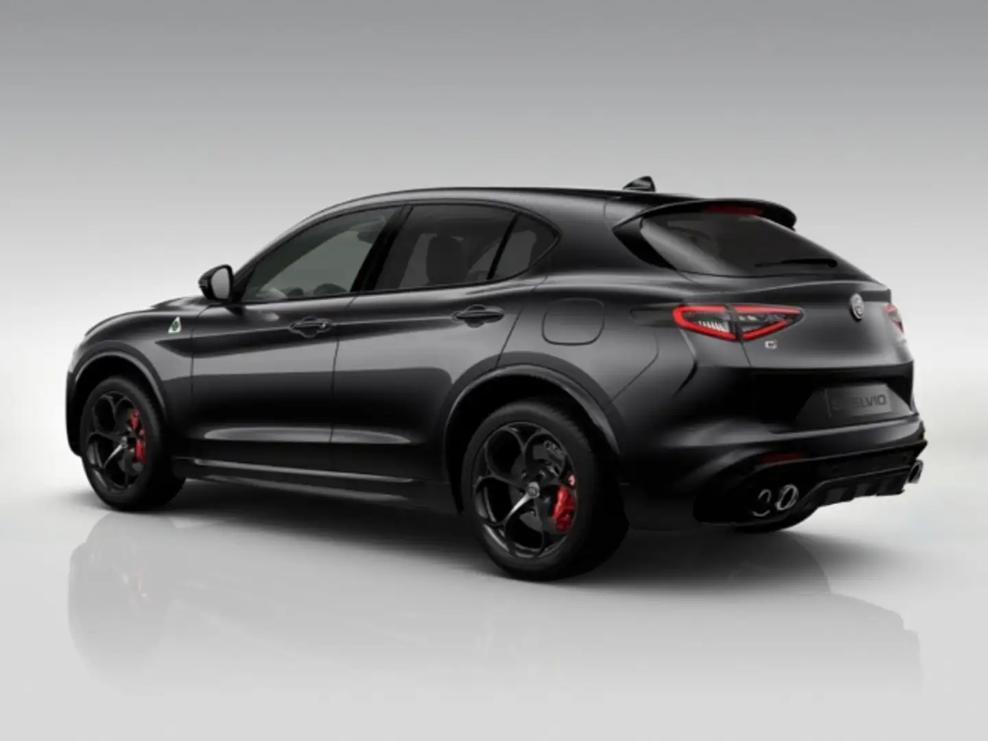 Alfa Romeo Stelvio Quadrifoglio Q4 2.9 V6 AKRAPO Navi Rückfahrkam. Schwarz - 2