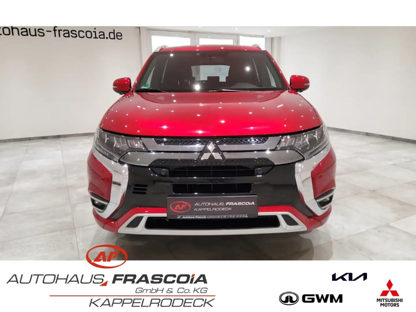 Mitsubishi Outlander Plus Spirit 4WD 2.4 Navi Leder PDC 360grad Kam. Ap Rood - 2