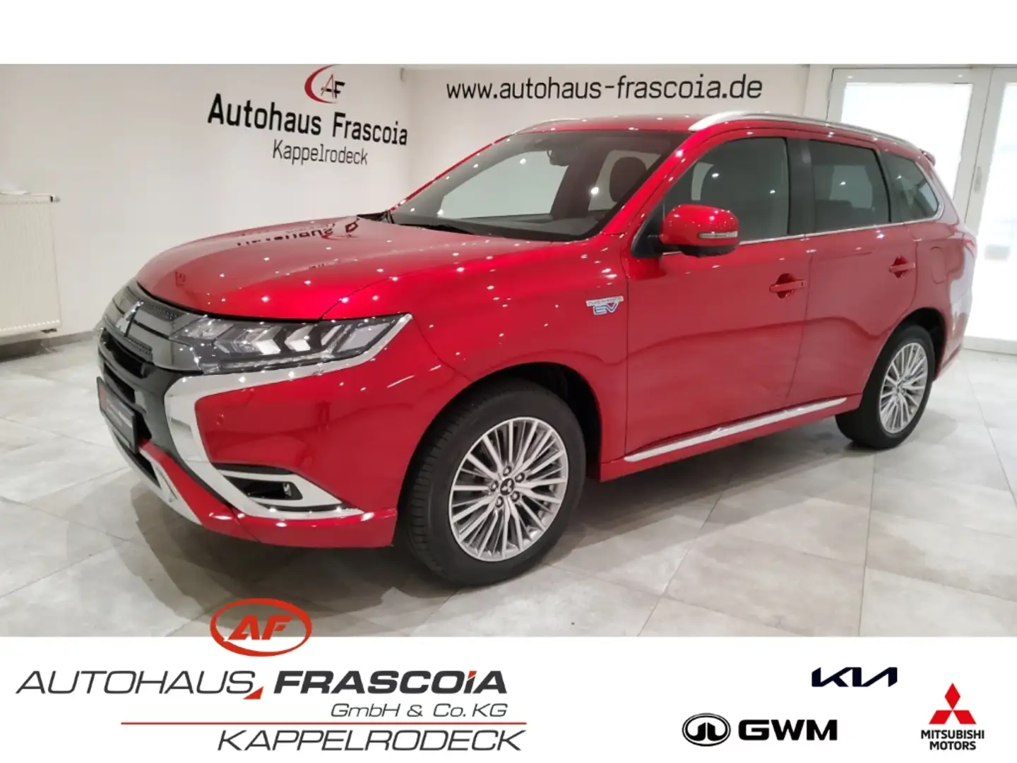 Mitsubishi Outlander Plus Spirit 4WD 2.4 Navi Leder PDC 360grad Kam. Ap Rood - 1
