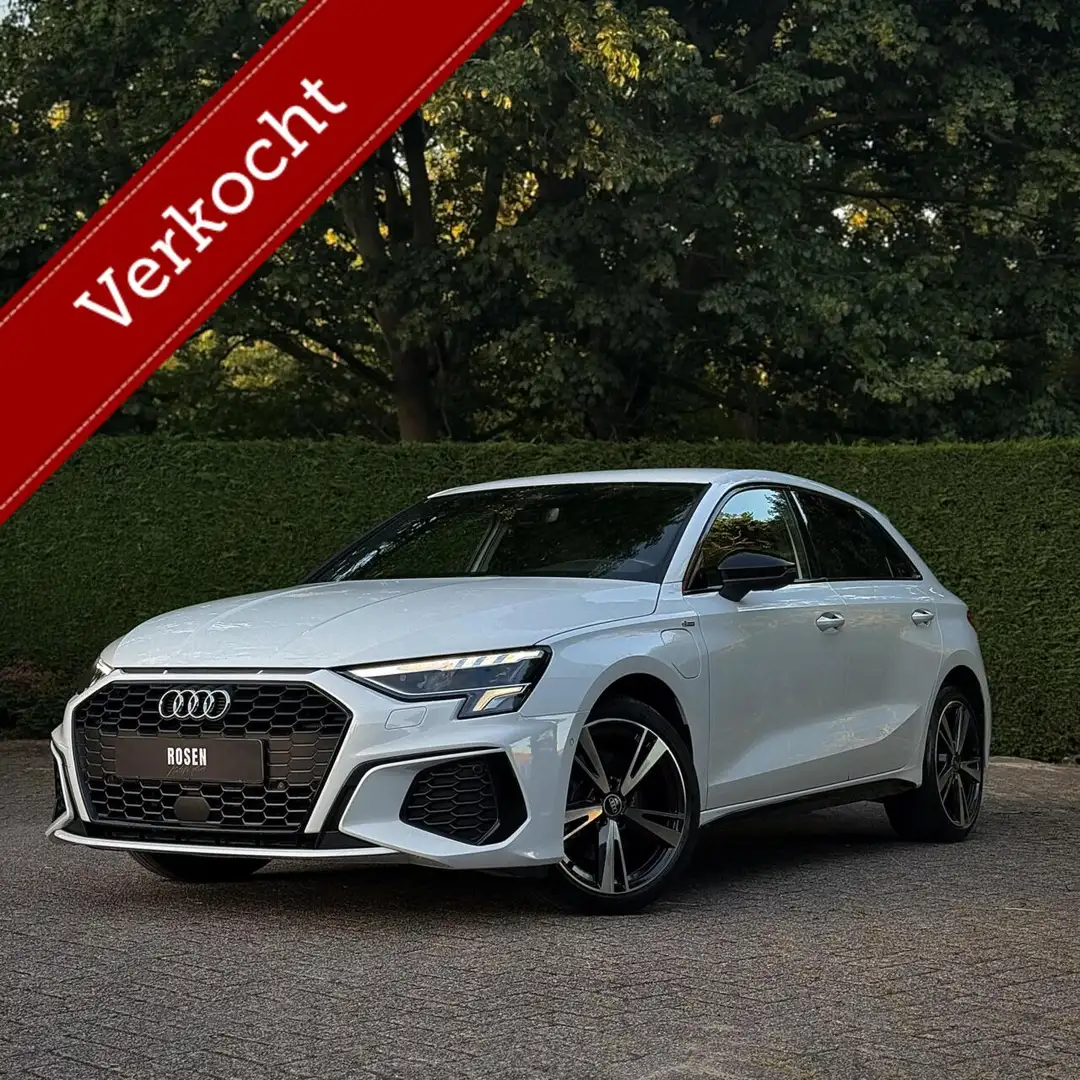 Audi A3 Sportback 40 TFSI e S edition |BTW| S-LINE|SFEER| Wit - 1