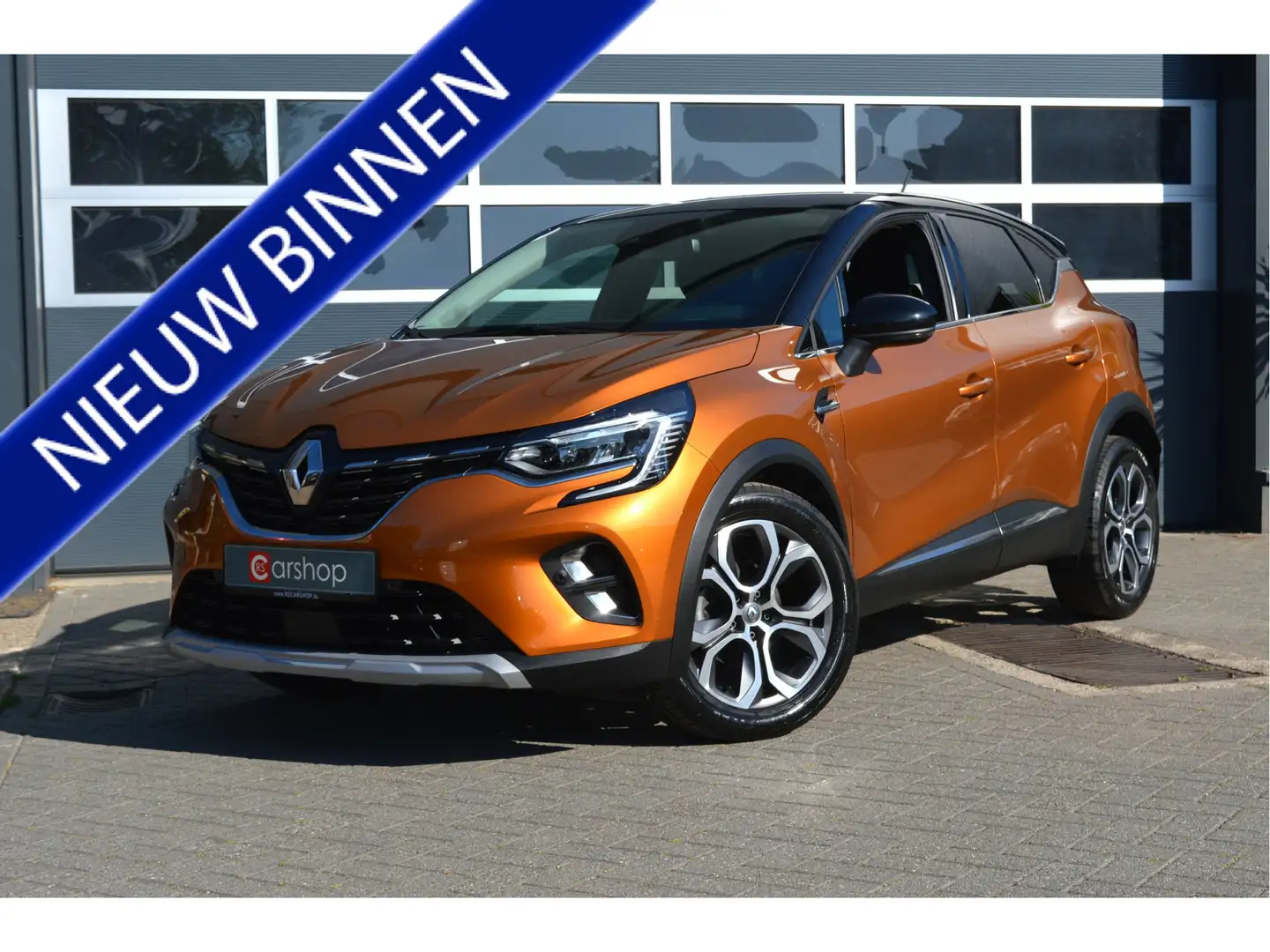 Renault Captur 1.3 TCe 140 Intens Automaat | Adapt.CC/Carplay/LED Oranje - 1