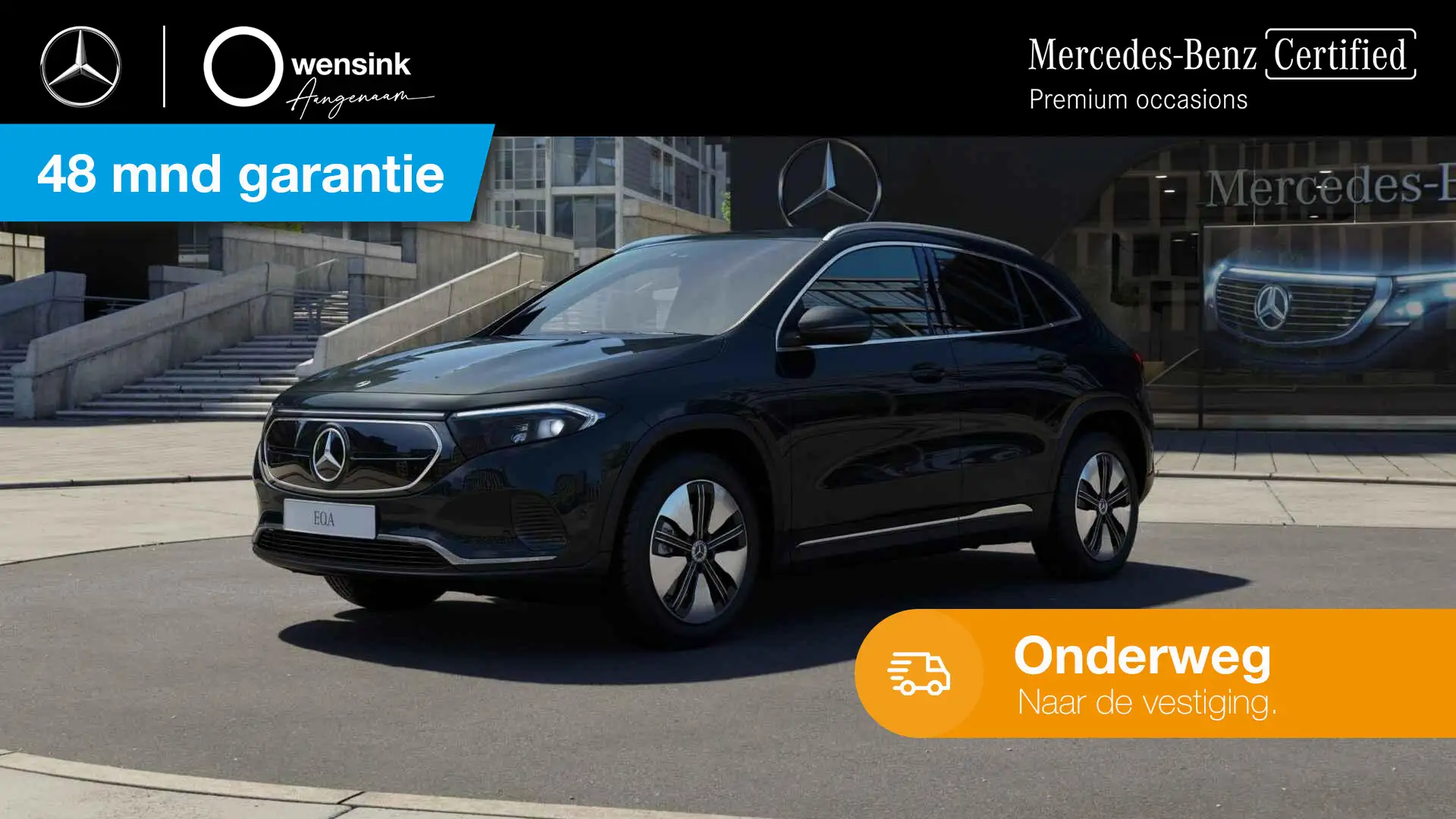 Mercedes-Benz EQA 250 Luxury Line 67 kWh | Getint glas | Sfeerverlichtin Zwart - 1