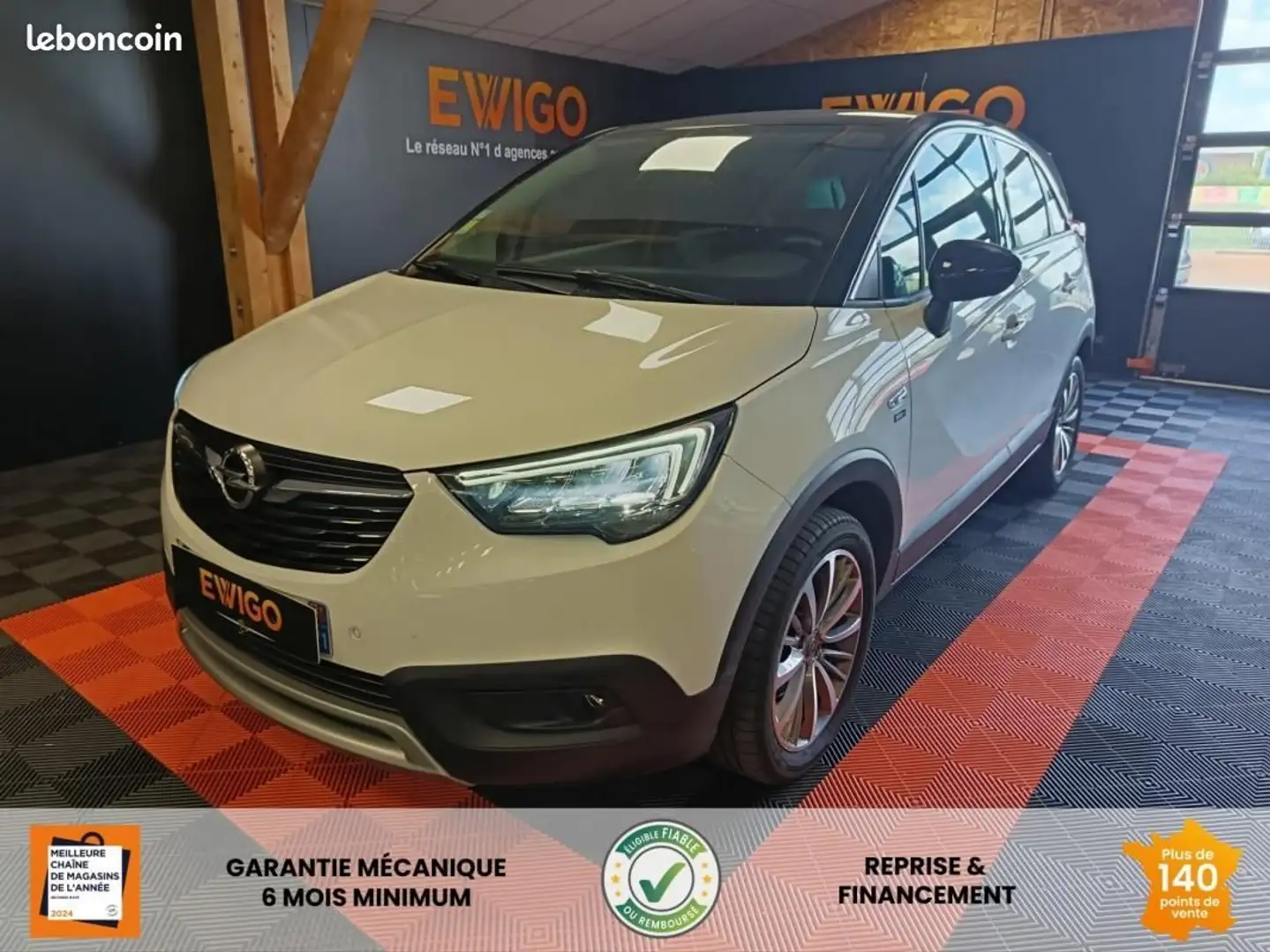 Opel Crossland X 1.2 T 110 EDITION-2020 Blanc - 1