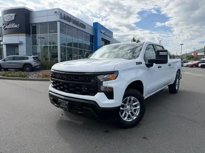 White 2023 Chevrolet Silverado 1500 Pickup Truck Four-Wheel Drive Automatic
