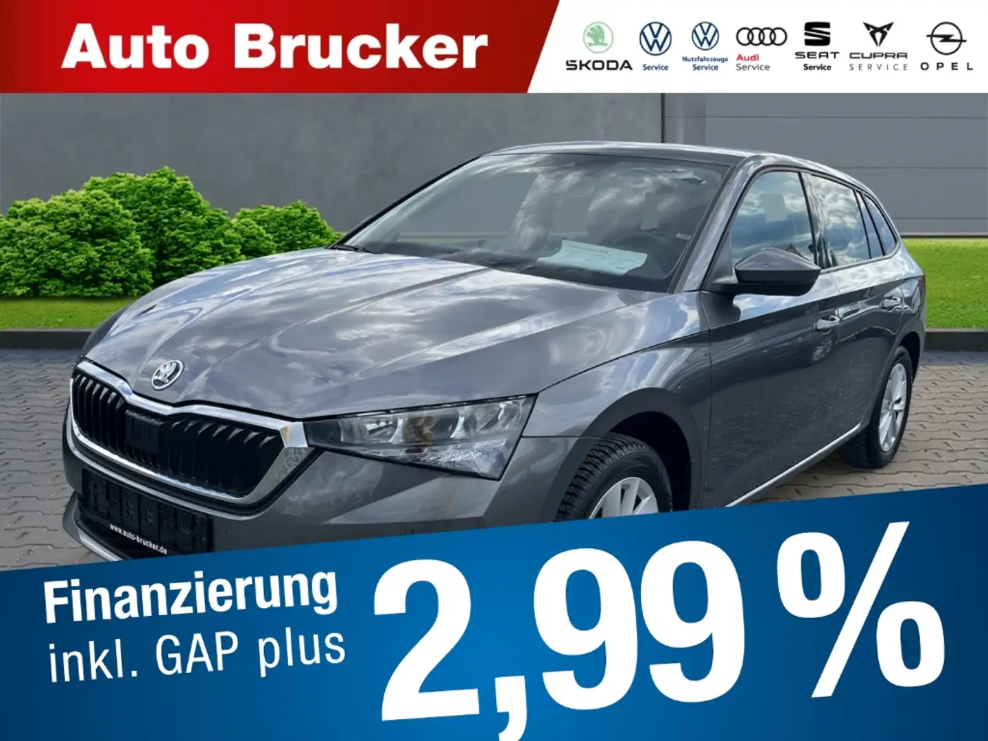 Skoda Scala Selection 1.0 TSI+Alufelgen+Klimaautomatik+Sitzhei Grau - 1