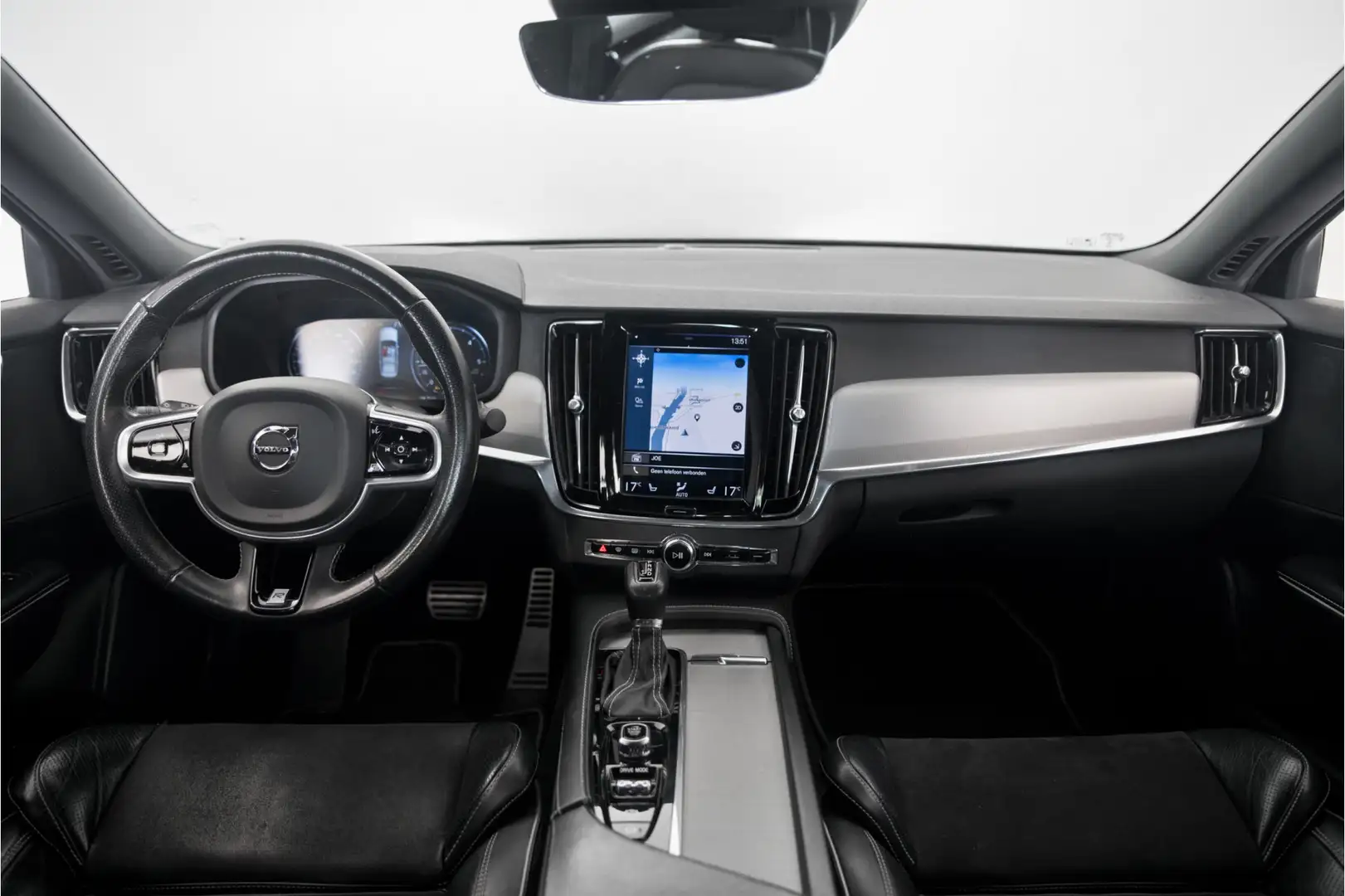 Volvo S90 2.0 D3 R-Design NL-Auto! Zwart - 2