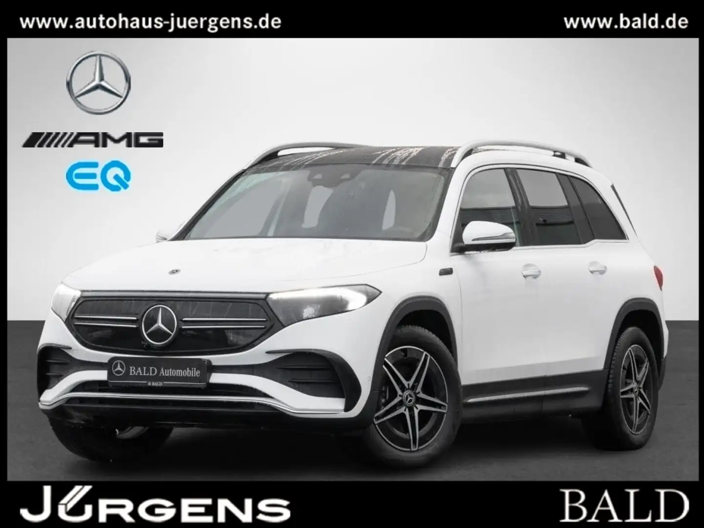 Mercedes-Benz EQB 350 4M AMG-Sport/Pano/Leder/360/Distr/Ambi Blanc - 1