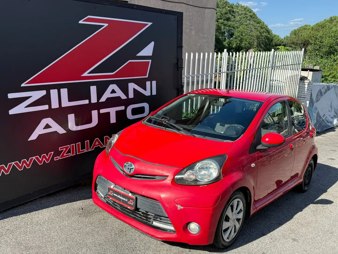 Toyota Aygo 5p 1.0 UNIPRO'..QUALSIASI PROVA.. Rosso - 1