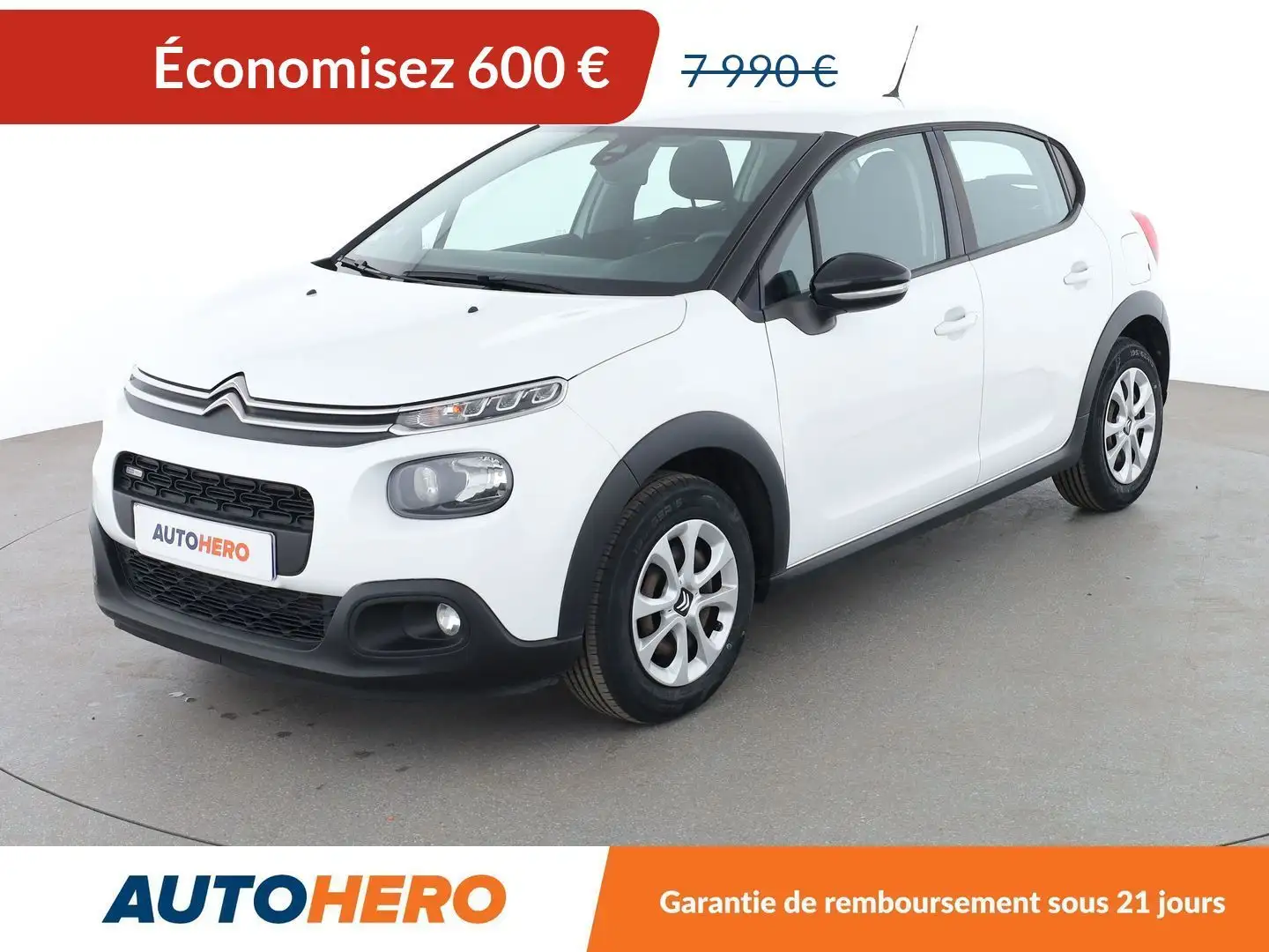 Citroen C3 1.2 PureTech Feel Blanc - 1