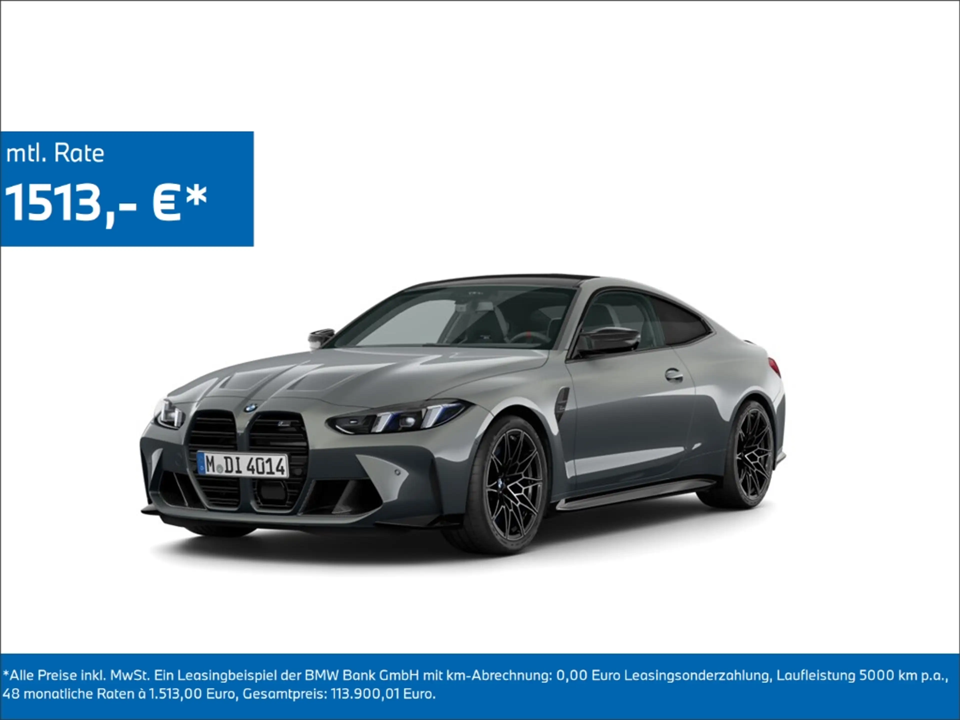 BMW M4 xDrive Competition Coupe/AD/Navi/Leder/Digitales C