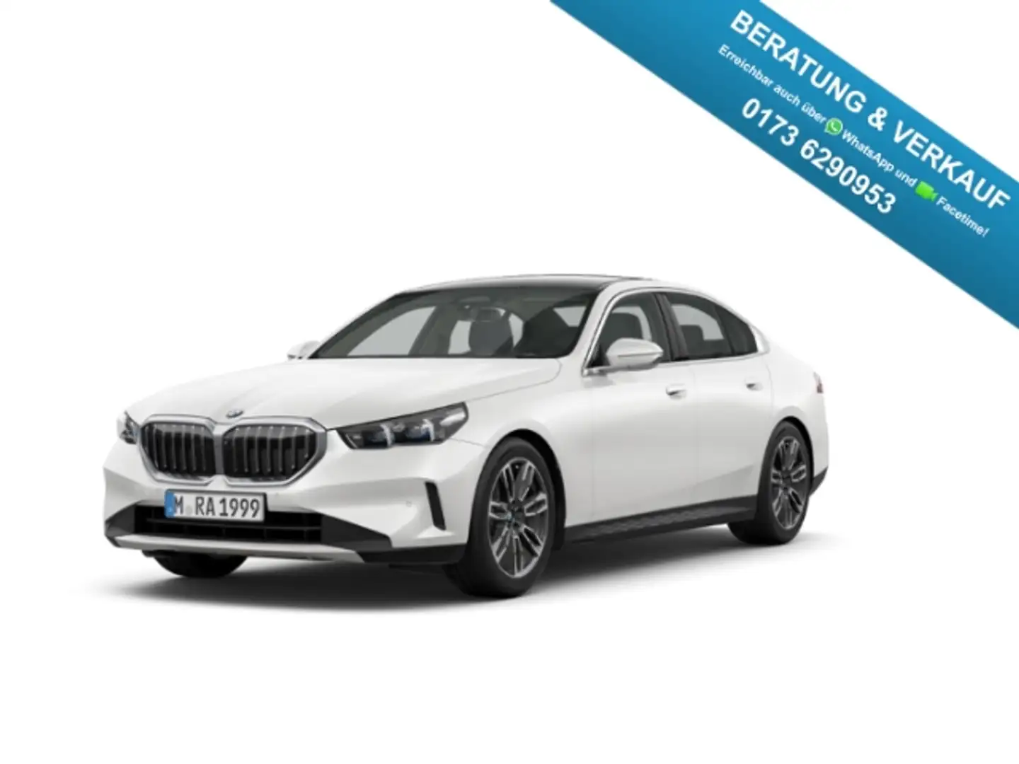 BMW 520 d M Sport HUD AHK El. Pano Navi Digitales Cockpit Weiß - 1