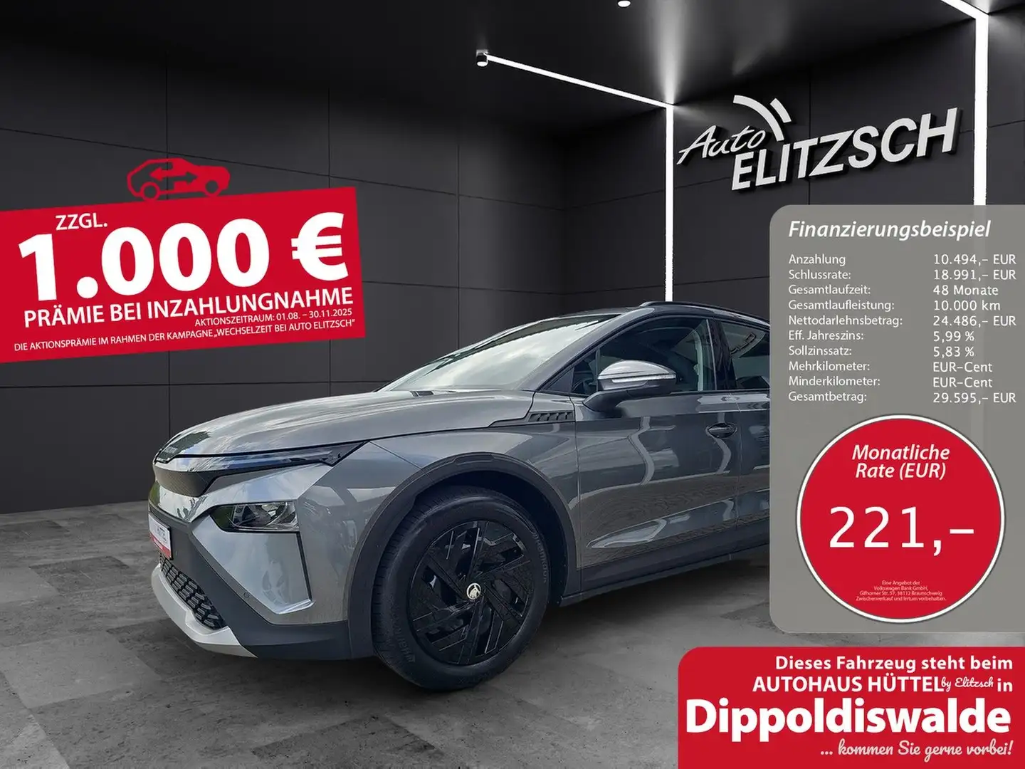 Skoda Elroq 50 Tour Studio DSG KAMERA LED NAVI Gris - 1