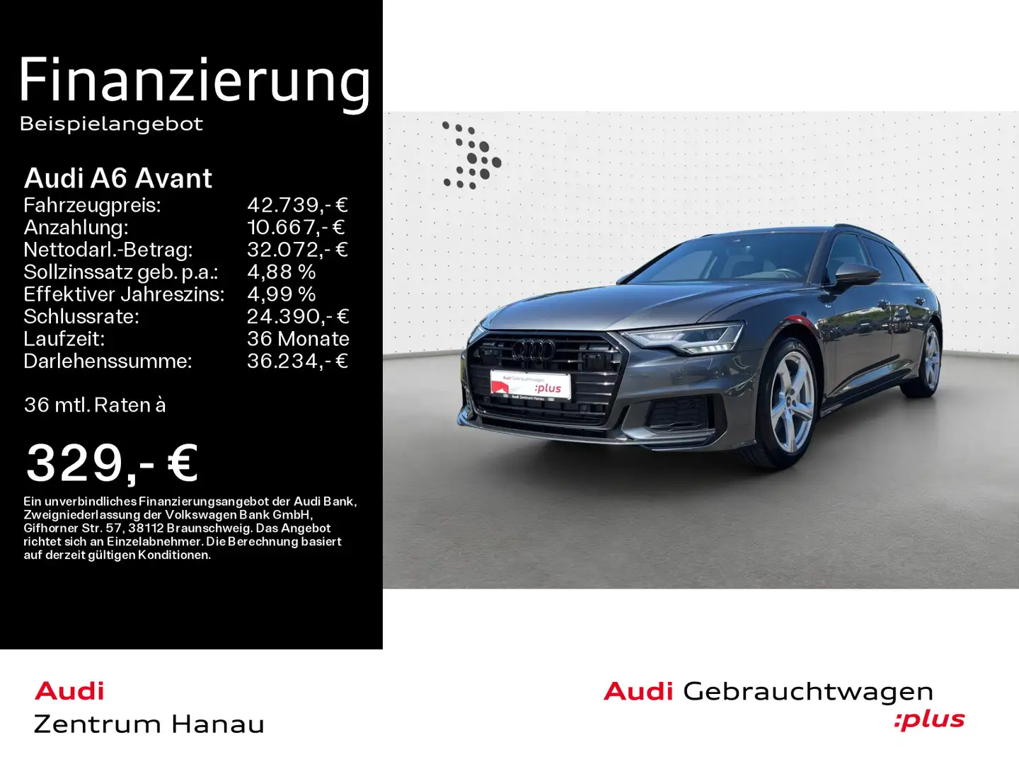 Audi A6 45 TFSI QUATTRO S LINE *LED*NAVI*KAMERA Grau - 1