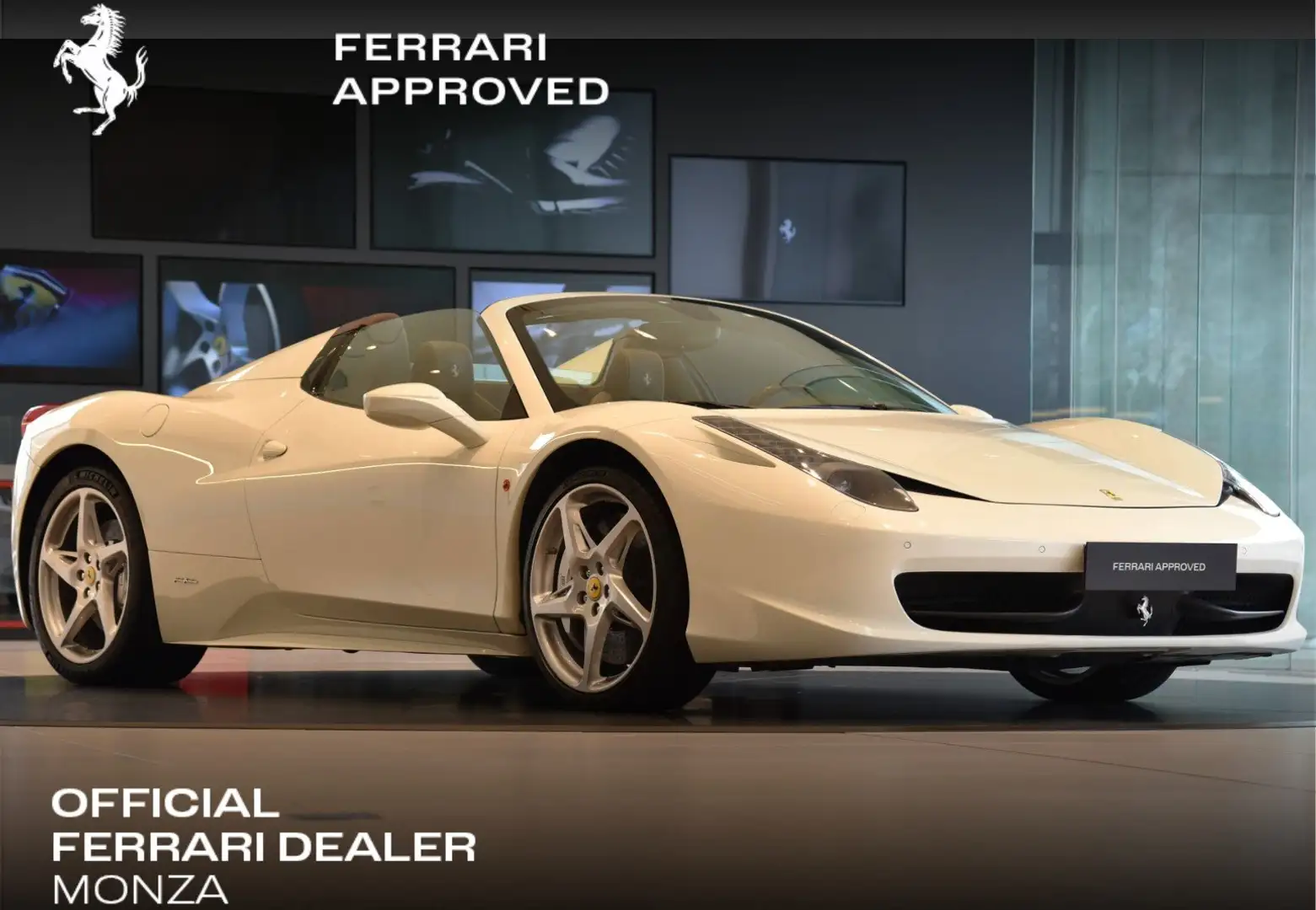 Ferrari 458 Spider | Lift | Elec Seats | Carbon Steering Wheel Beyaz - 1