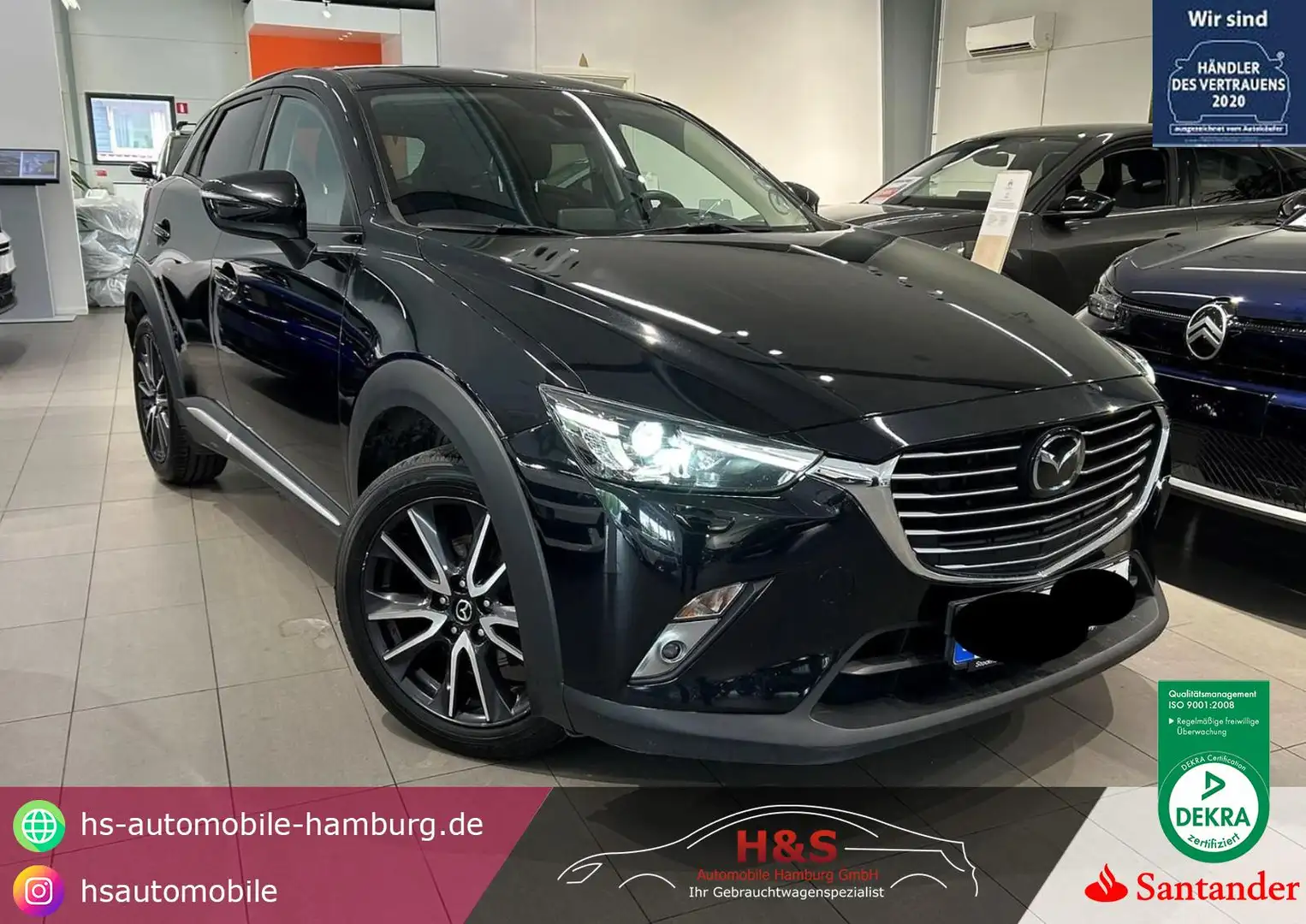 Mazda CX-3 Exclusive-Line Schwarz - 1