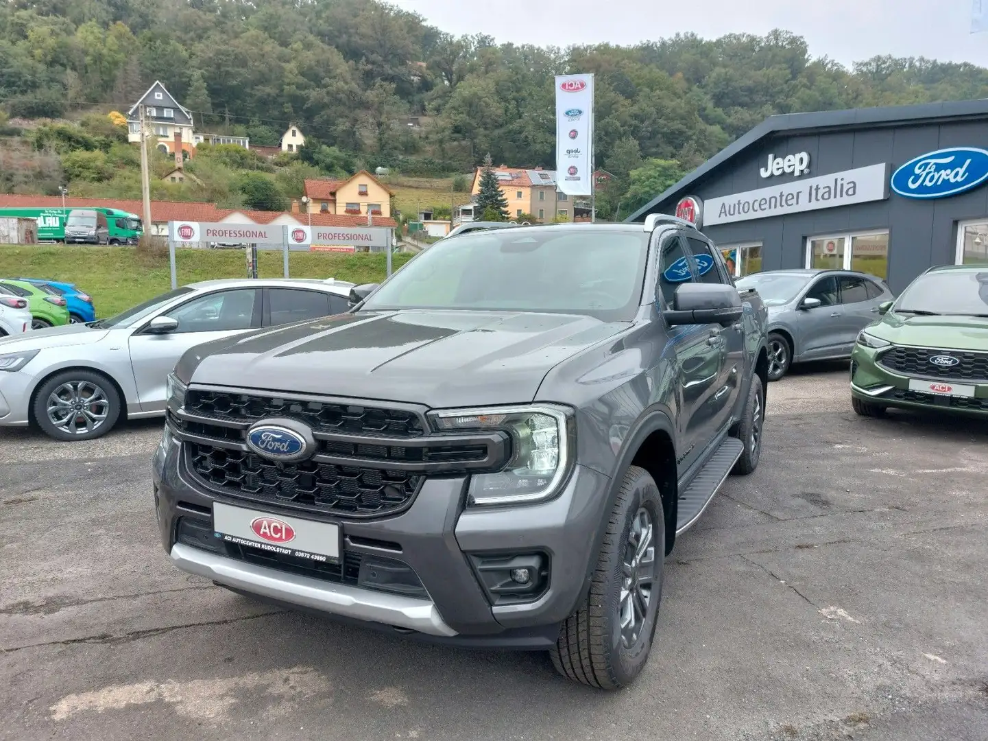 Ford Ranger Wildtrak e-4WD DOKA elektr. Rollo/5JG Gris - 1